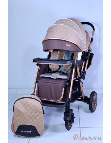 Coche cuna Little Baby Pasito - Beige  - 1