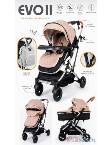 Coche Moisés Babycraft Evo II - Beige  - 1