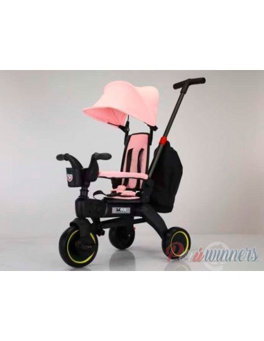 Triciclo evolutivo plegable Max - Rosado  - 1