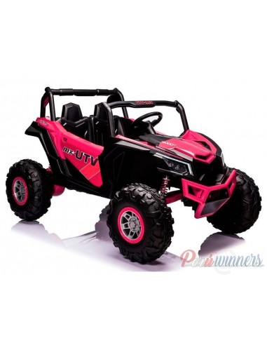 Carro a bateria MXM UTV - MX 24V - Rosado  - 1