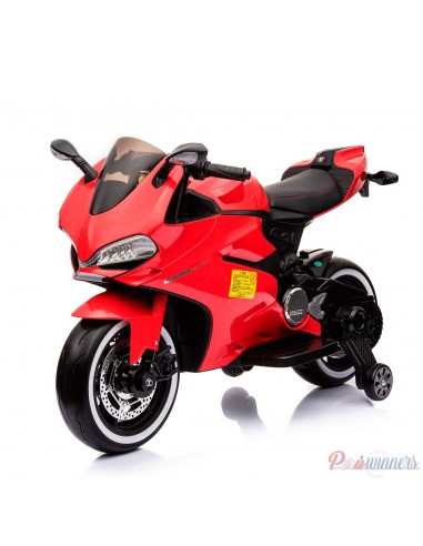 Moto a bateria Estilo Ducati 12V - rojo  - 1