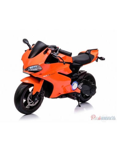 Moto a bateria Estilo Ducati 12V - Naranja  - 1