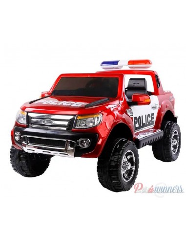 Camioneta a bateria patrullero Ford Stylus - Rojo  - 1