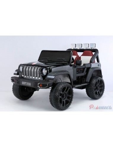 Carro a bateria Jeep Thunder Stylus - Negro  - 1