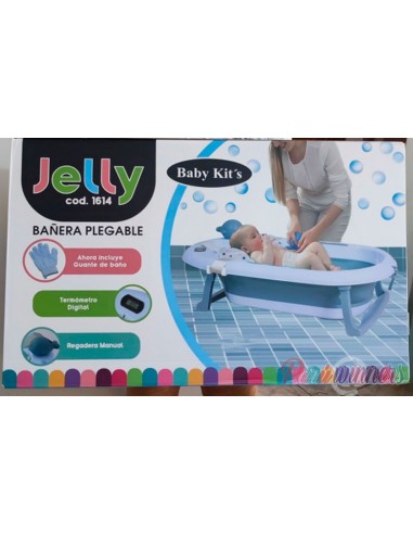 Bañera Baby Kits Jelly - Celeste  - 1