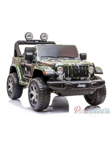 Jeep Rubicon Licenciado - Verde camuflado  - 1
