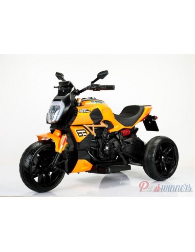 Trimoto a bateria Power Kids Rayburn - Amarillo  - 1