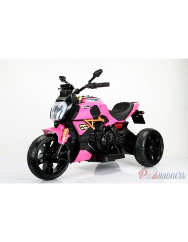 Trimoto a bateria Power Kids Rayburn - Rosado  - 1