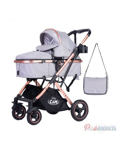 Coche Moises Baby Cam Galaxy - Gris  - 1