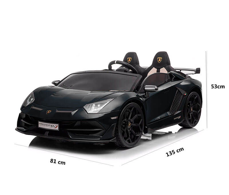 Lamborghini Aventador 24v SVJ licenciado - Negro