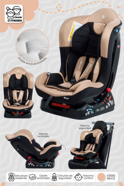 Silla para autos Ebaby Masi - Beige
