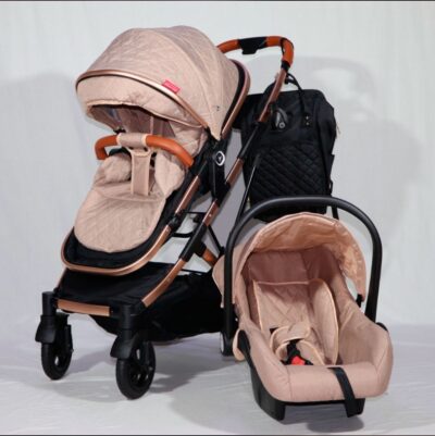 Coche Moises con porta Bebe Mini - Beige