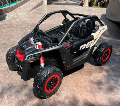 Carro a bateria UTV Can-Am Maverick 24v licenciado - Negro