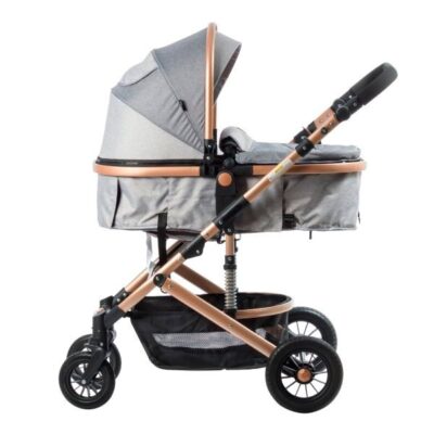 Coche Moises Ebaby Confort - Plomo