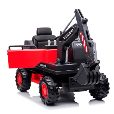 Carro a bateria excavadora Volvo automatico Rojo