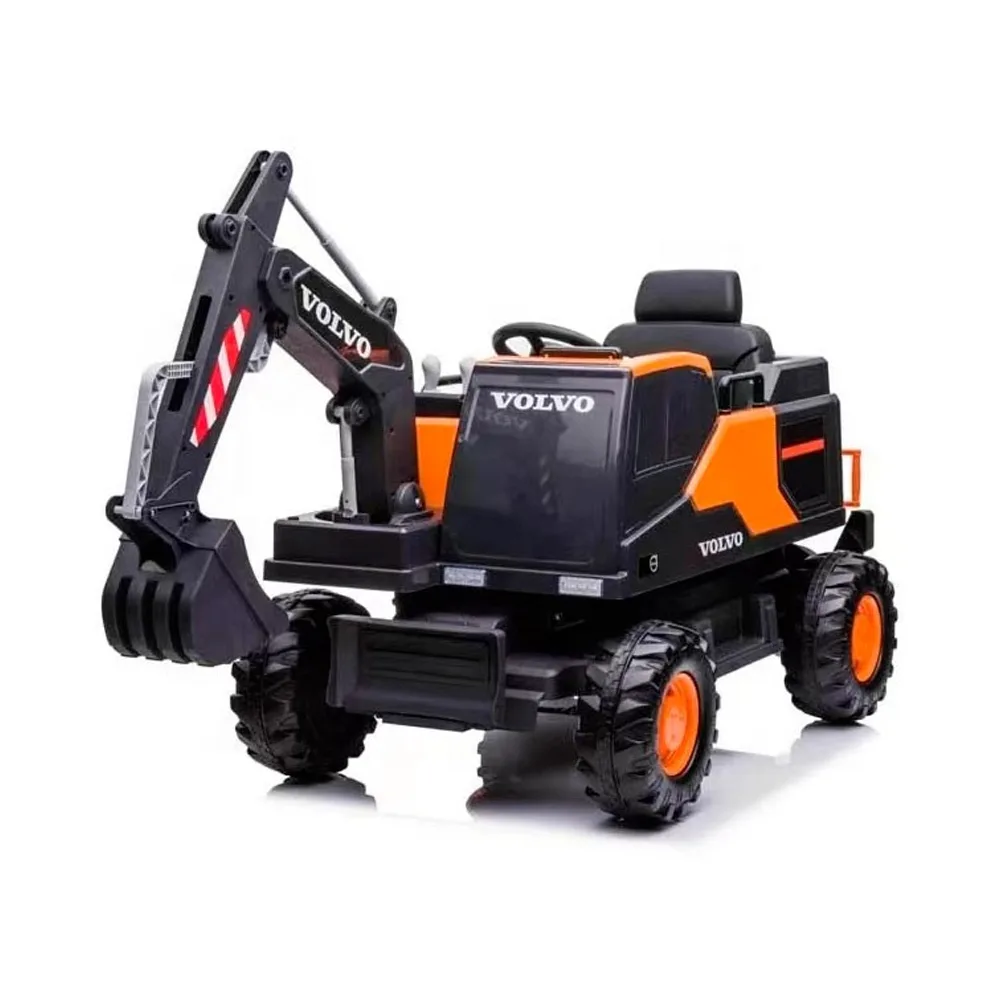 Carro a bateria excavadora Volvo automatico naranja
