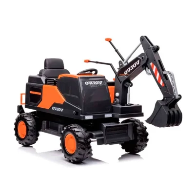 Carro a bateria excavadora Volvo manual Naranja
