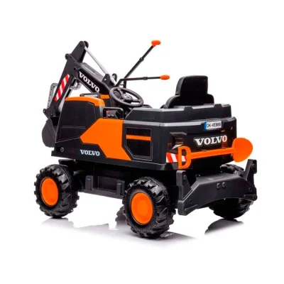 Carro a bateria excavadora Volvo manual – Naranja