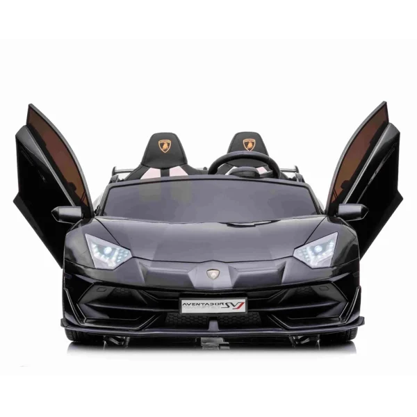 Lamborghini Aventador 24v SVJ licenciado Negro