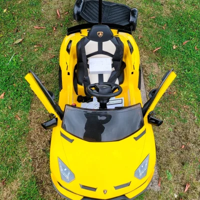 Lamborghini Aventador plataforma licenciado Amarillo