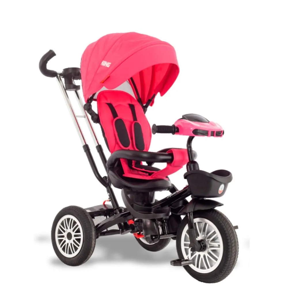Triciclo evolutivo Power kids Volz – Fucsia
