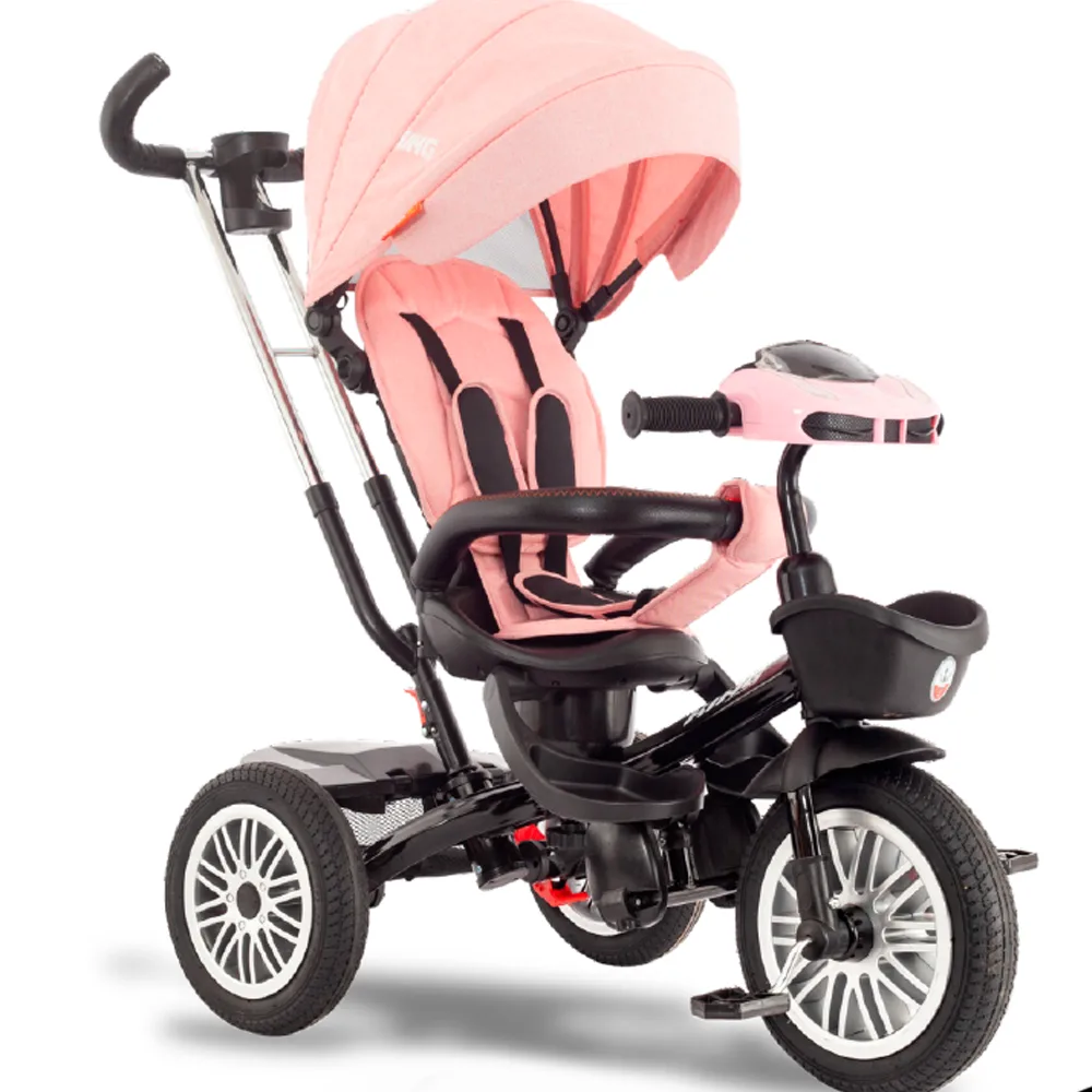 Triciclo evolutivo Power kids Volz – Rosado