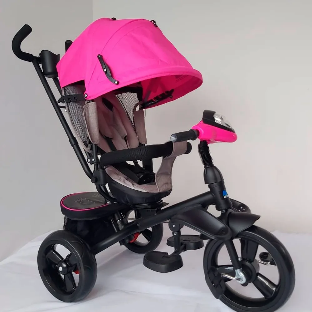 Triciclo giratorio Beautiful fucsia