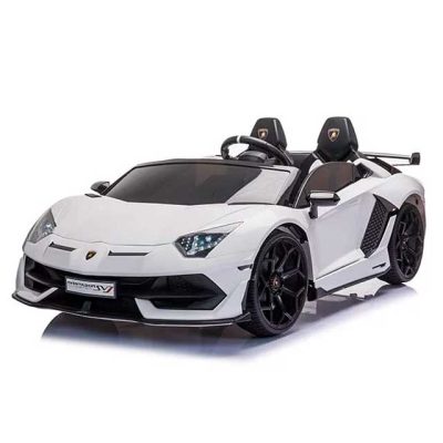 Lamborghini Aventador 24v SVJ licenciado - blanco